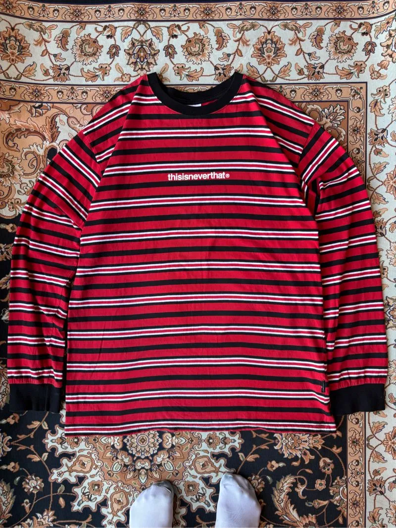 thisisneverthat striped longsleeve photo 1