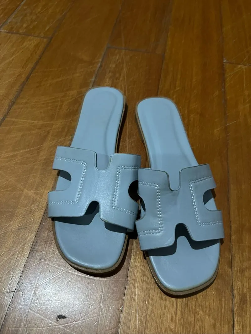Sandal cewek Biru muda size 40 BARU photo 1