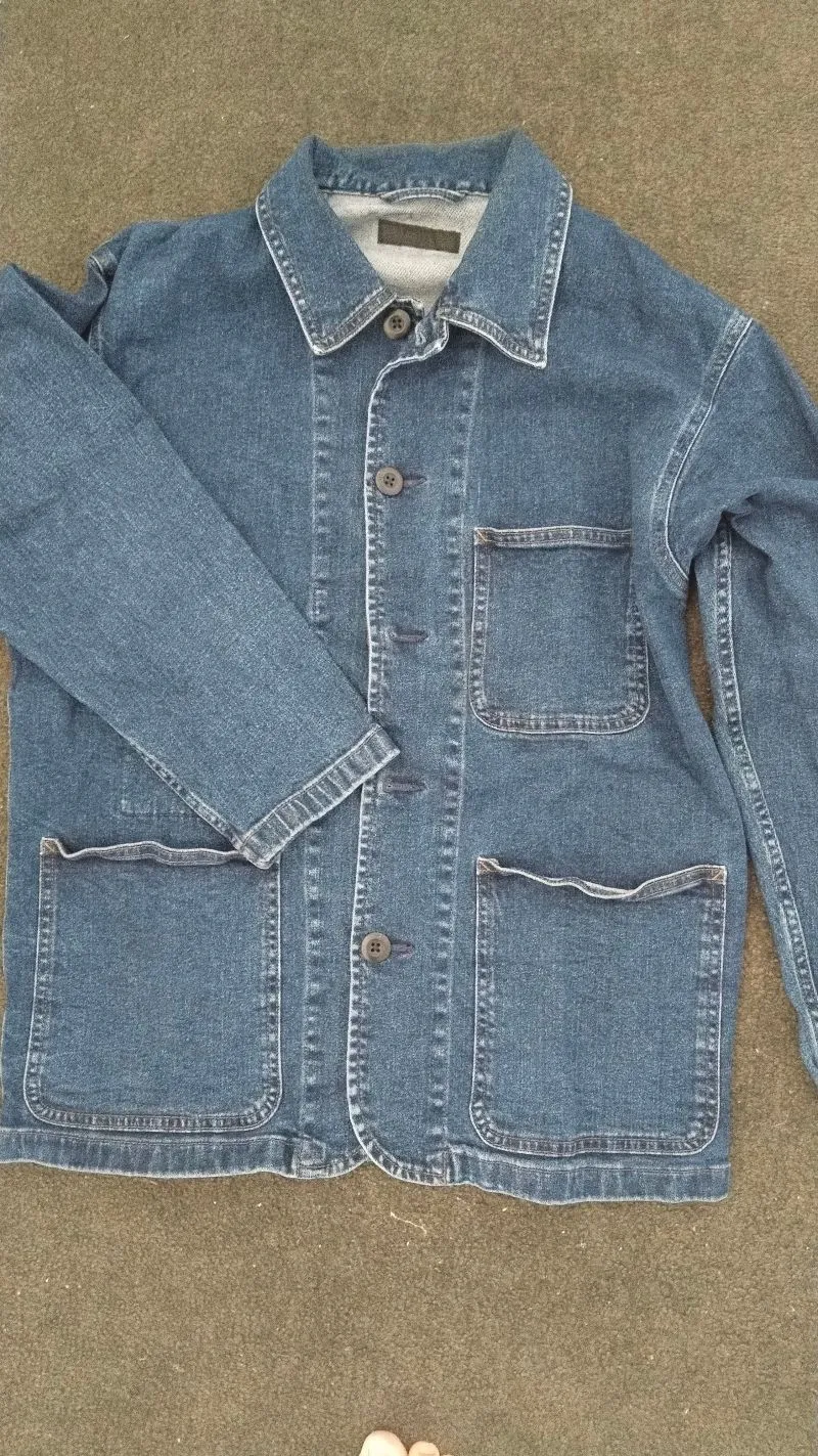 Denim Work Jacket Uniqlo photo 1