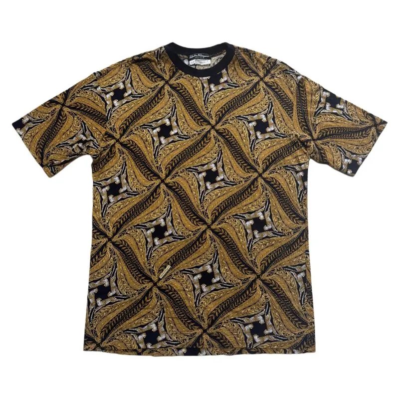 Printed Tshirt Ferragamo T Shirt Men Tshirt Salvatore Ferragamo