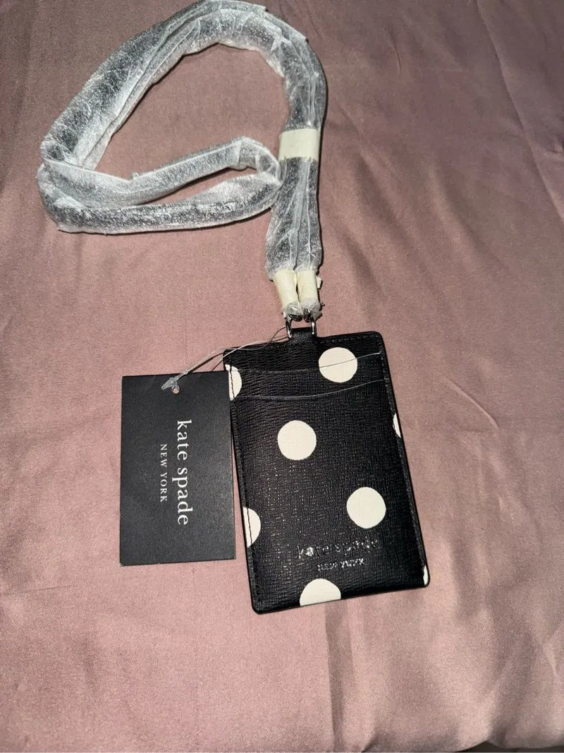 Kate spade morgan sunshine dot landyard photo 1