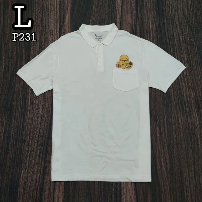Kaos Polo Shirt Topten Emoji  photo 1