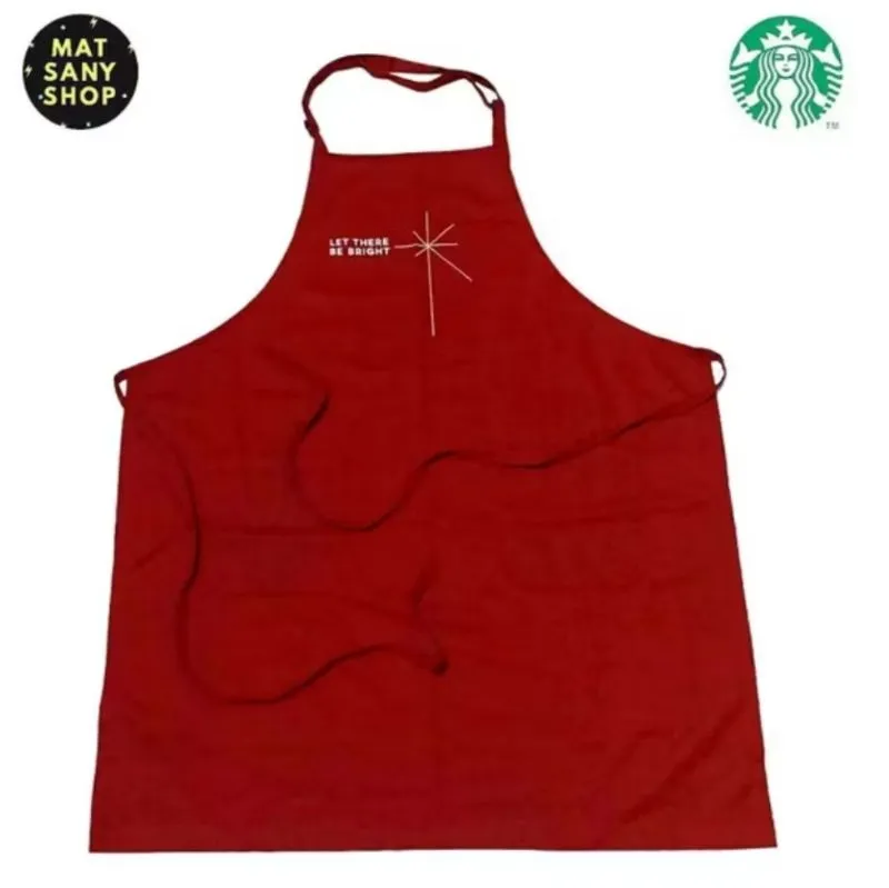 Celemek Apron Starbucks Let There Be Bright Edisi Natal photo 1