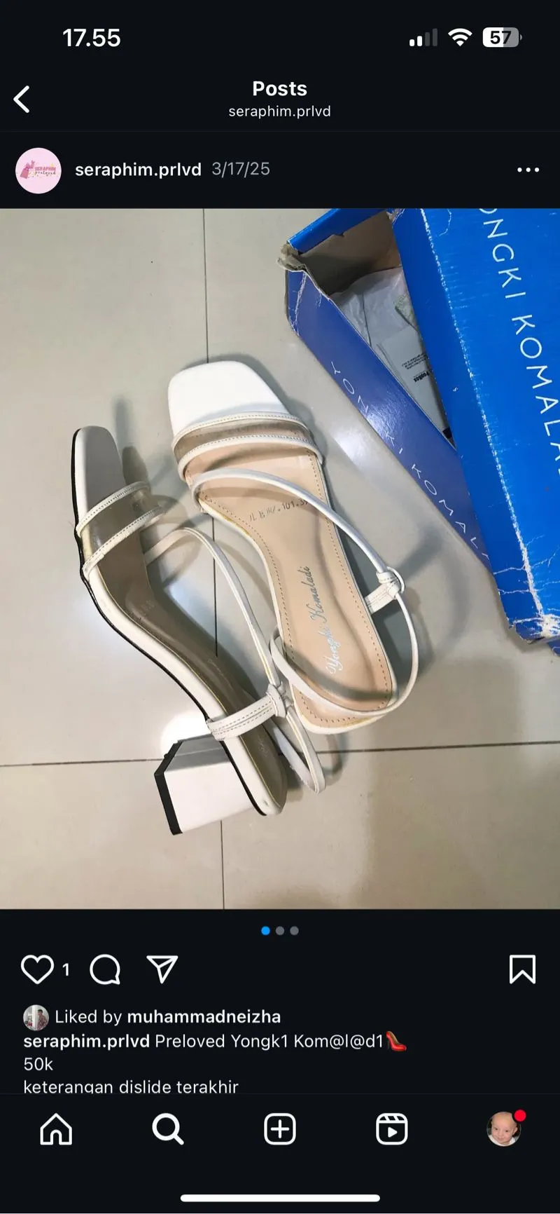 Heels Putih Yongki Komaladi  photo 1