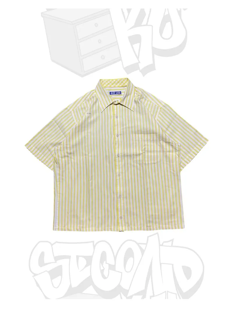BOXY SHIRT STRIPE KUNING photo 1