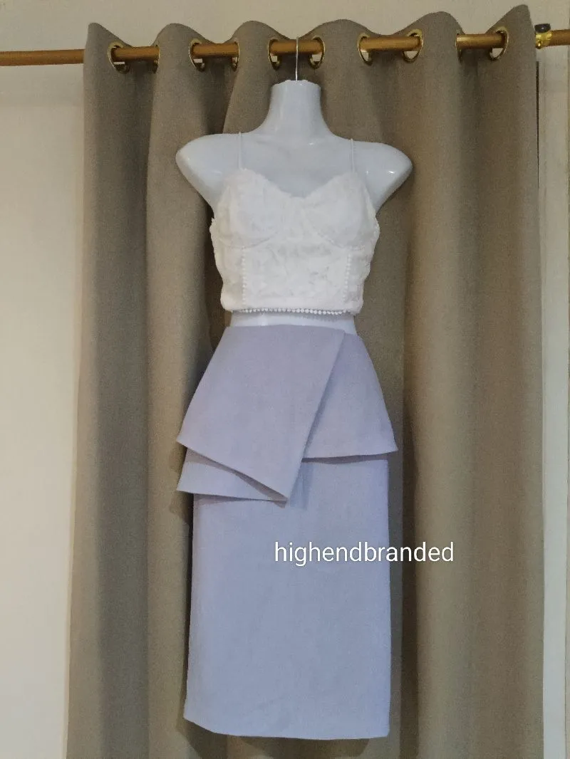ꕤ Love Bonito Goserea Origami Peplum Skirt photo 1