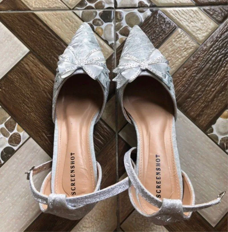 Heels Silver 5 cm size 41 photo 1
