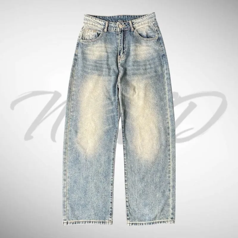 Baggy washed denim blue unbrand photo 1