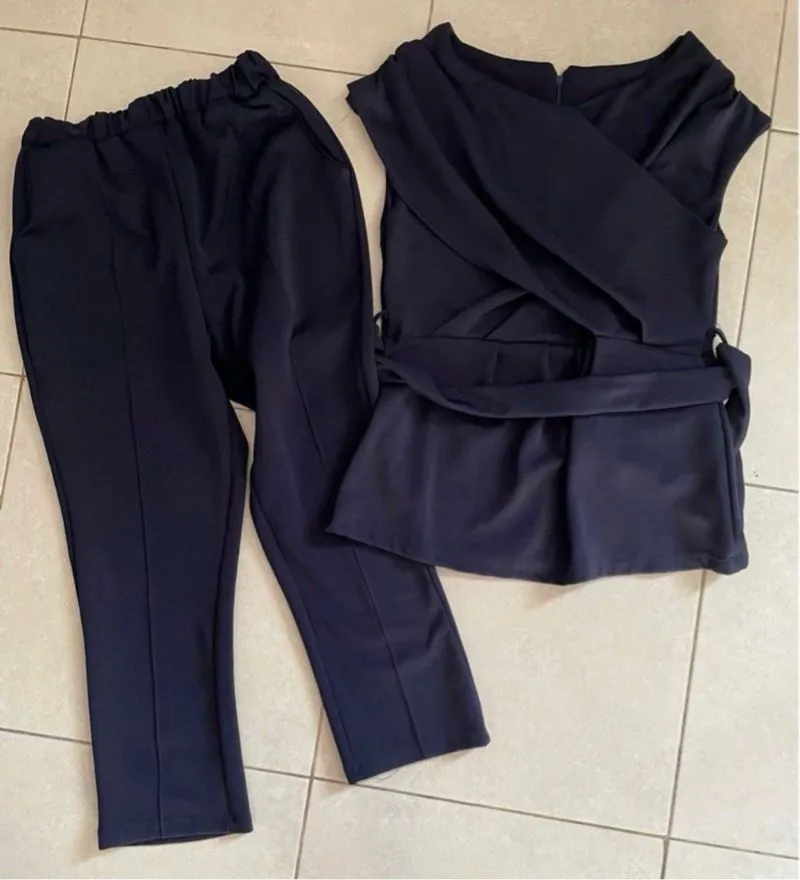 NEW set wanita biru navy photo 1