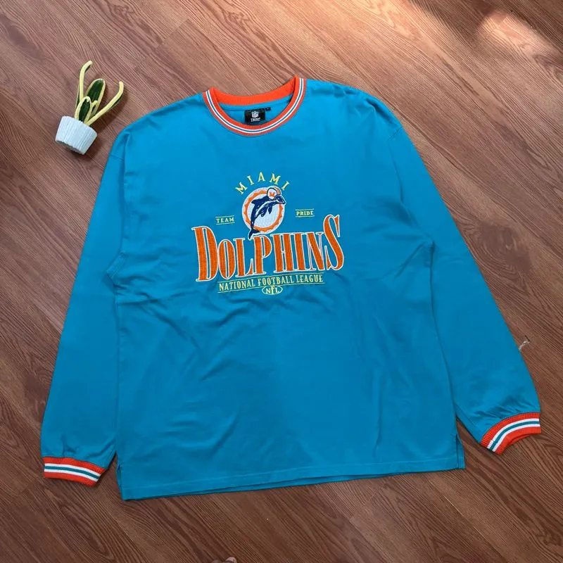 SWEATSHIRT LONGSLEEVE NFL MIAMI DOLPHINS photo 1