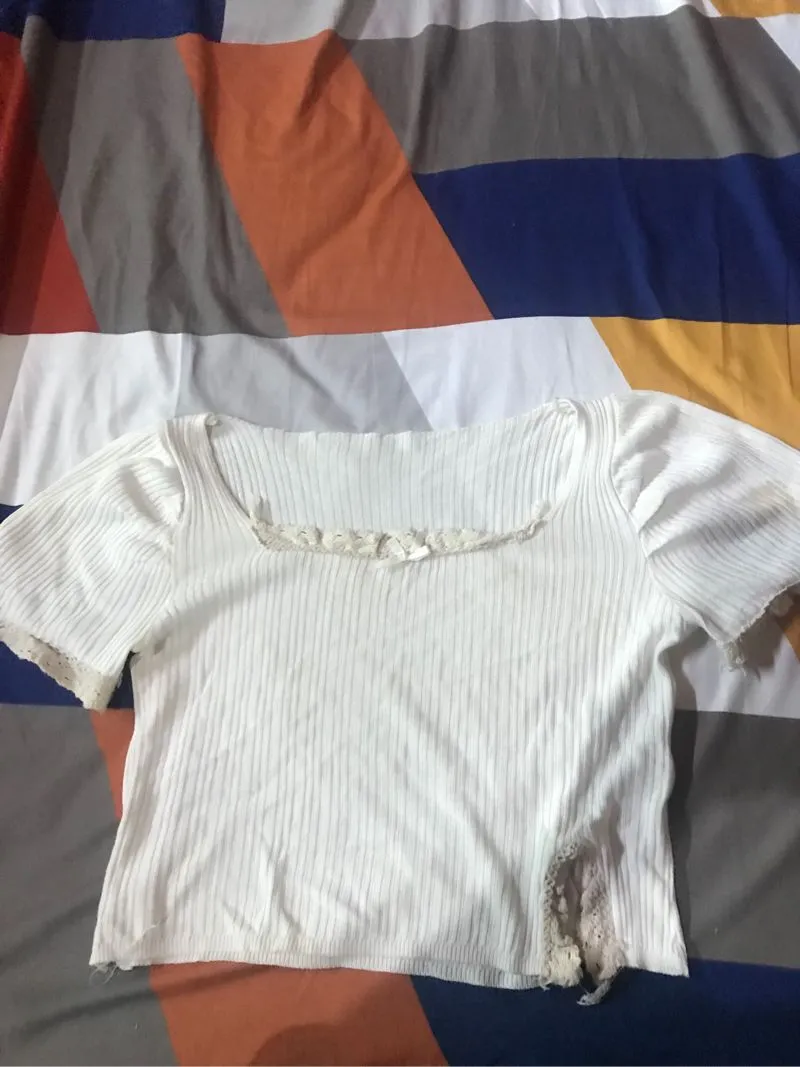 atasan wanita crop top  photo 1