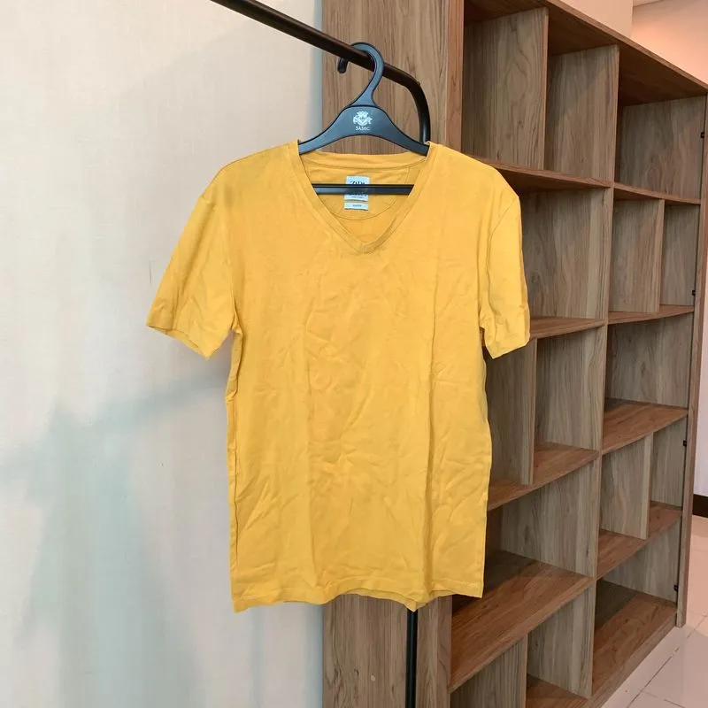 Zara Casual T-shirt Wanita orange photo 1