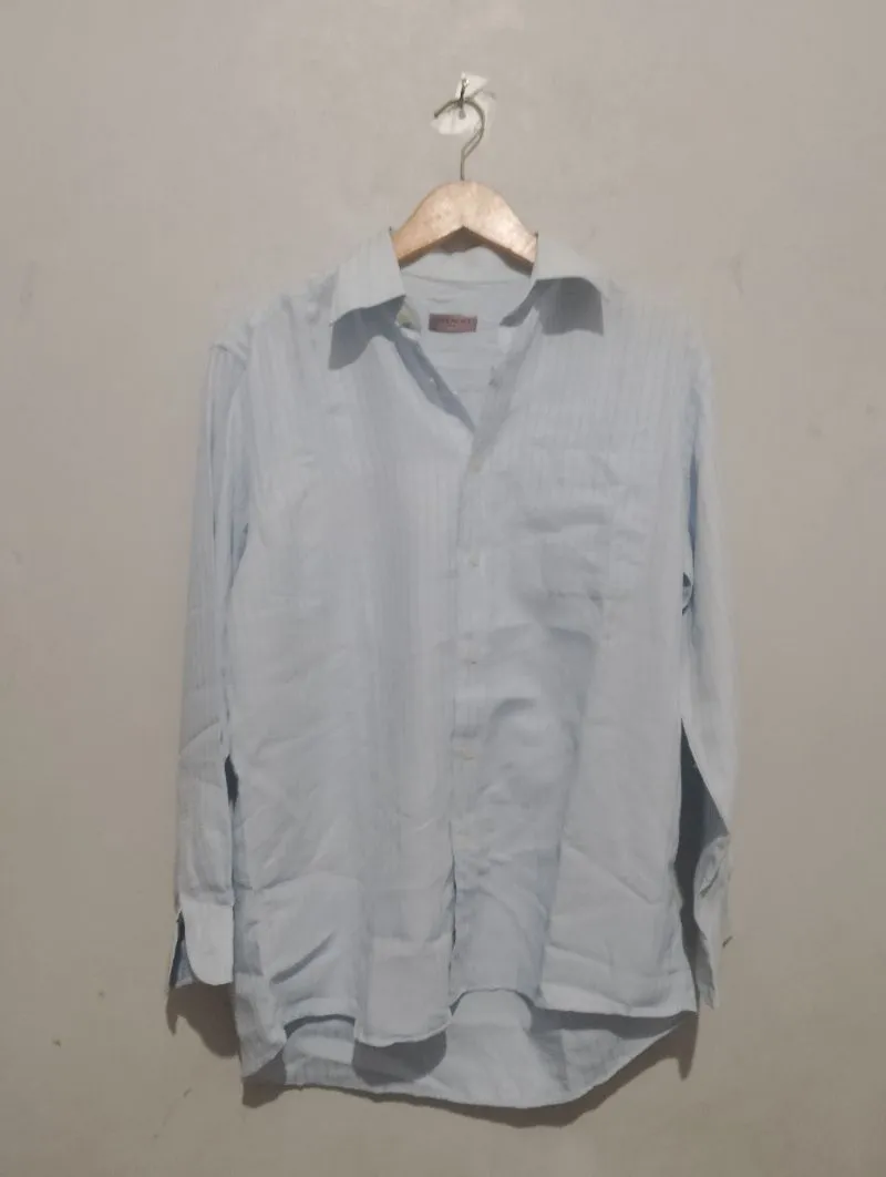 Kemeja Givenchy Shirt Long Sleeve Blue second original photo 1