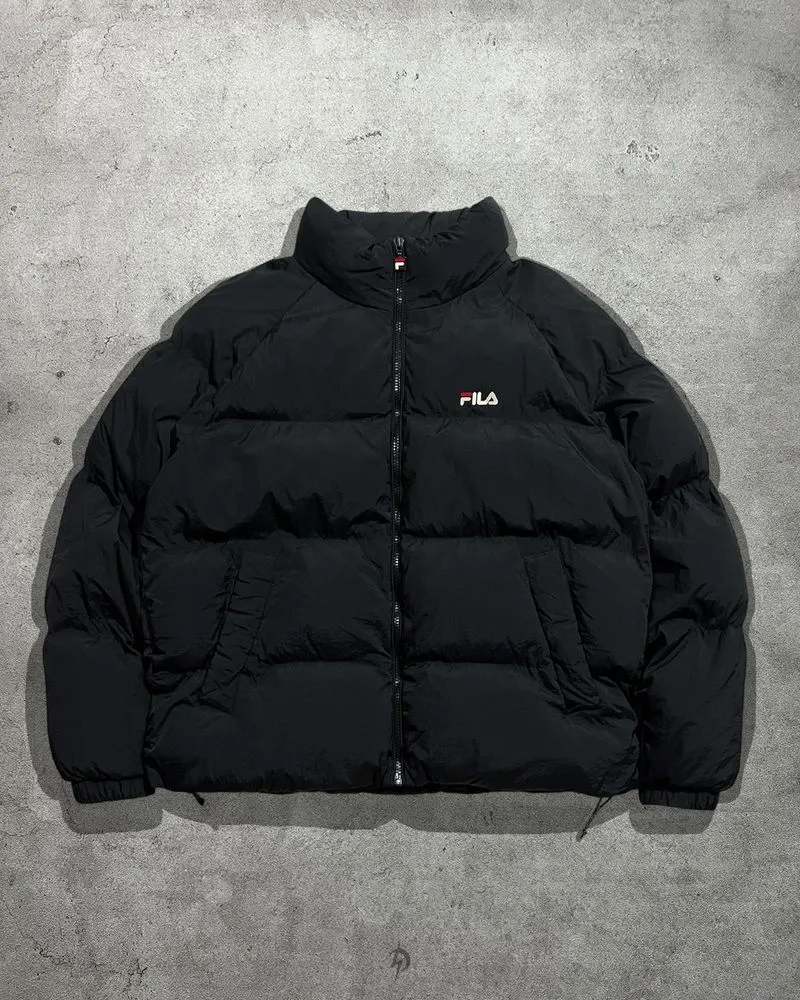 Fila Gorpcore Casual Puffer jacket Pria black photo 1