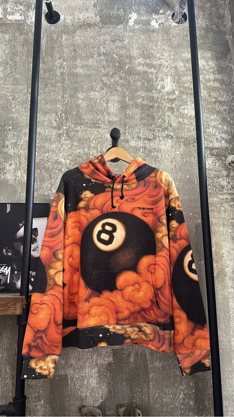 Supreme Martin Wong 8-Ball Rayon Supreme Martin Wong 8 Ball