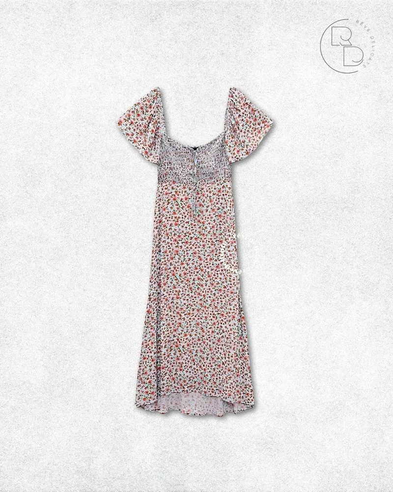 Zara Minimalist Maxi dress Wanita multicolor photo 1