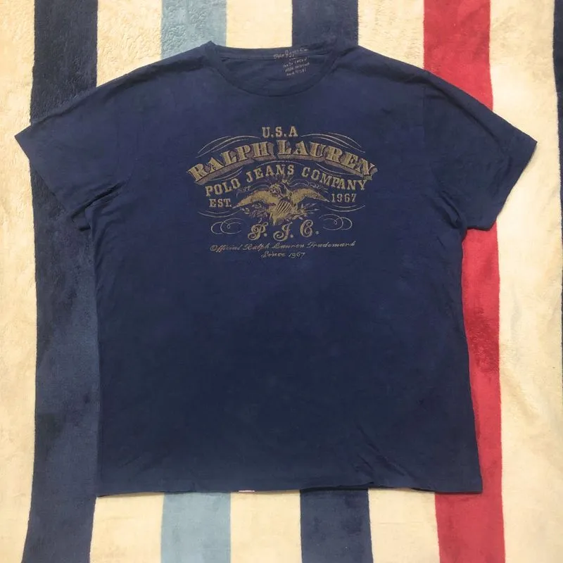 Polo Ralph Lauren Vintage T-shirt Pria navy photo 1