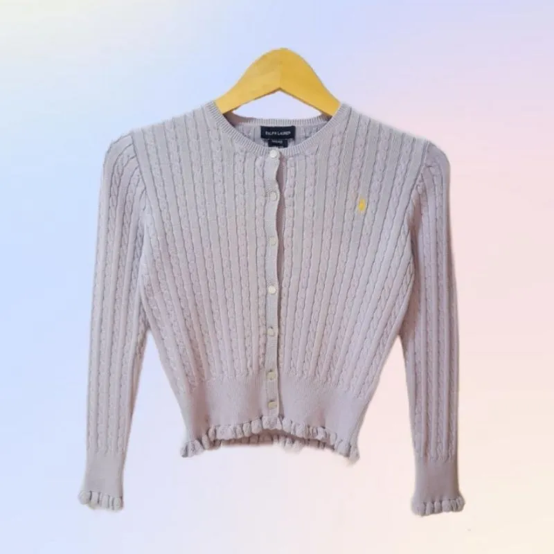 POLO RALPH LAUREN Ruffle Cardigan photo 1