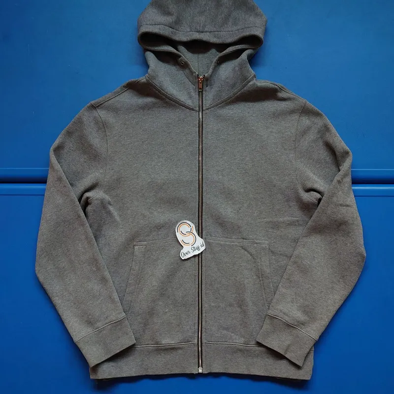 Streetwear Casual Hoody Pria gray photo 1