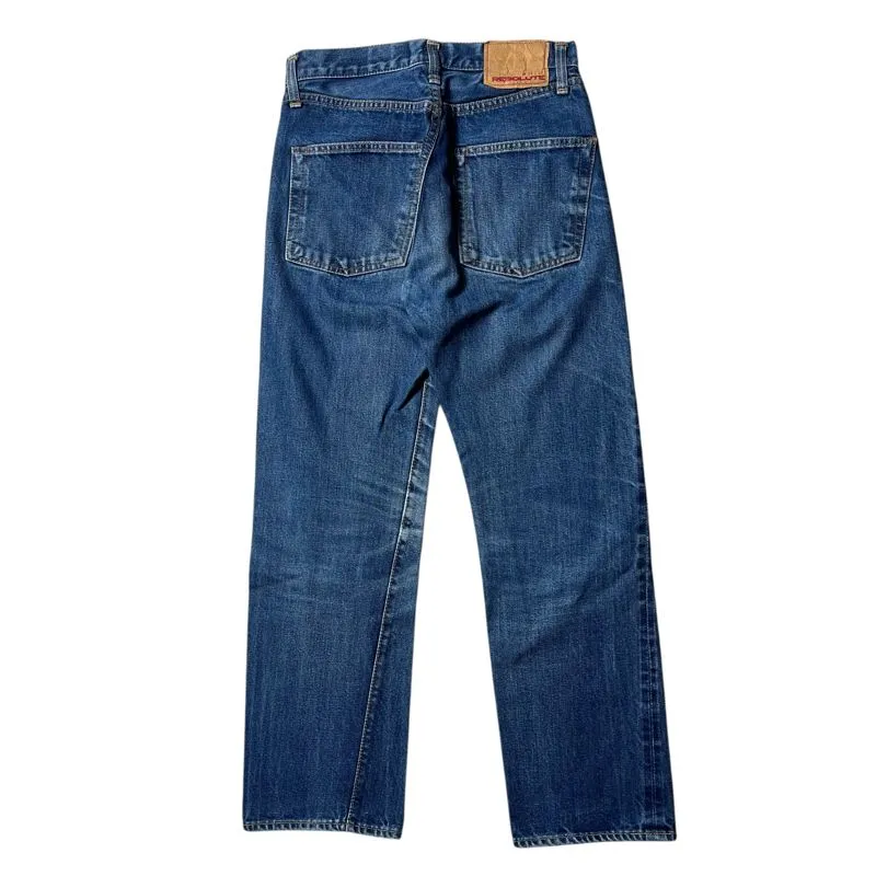 Resolute 710 W34 L32 Resolute - Denim straight pants L32 Woven blu