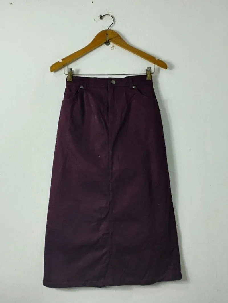 Cinema Club Skirt Wanita burgundy photo 1