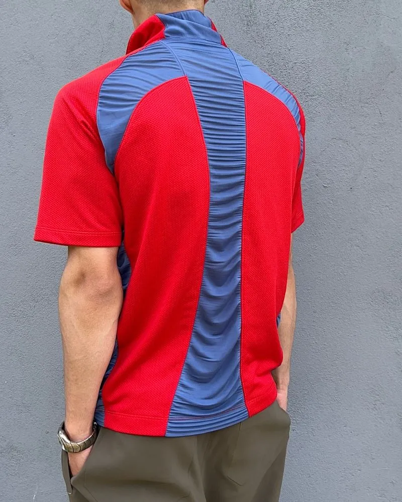 Nike Sphere React 00s Technical Panelled Polo Shirt - Preloved