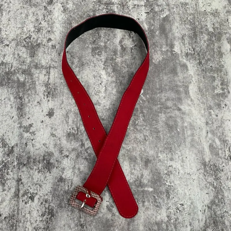Belt red canvas  photo 1