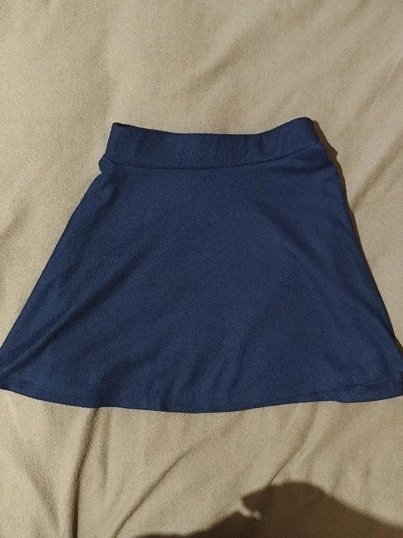 rok mini hitam rajut photo 1