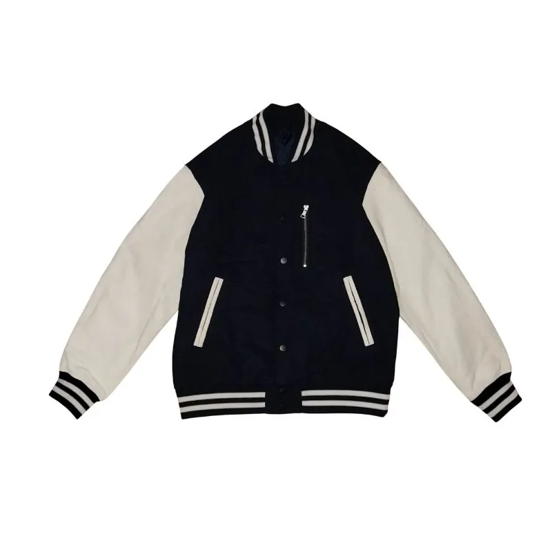 Varsity Leather Jacket By GU Uniqlo photo 1