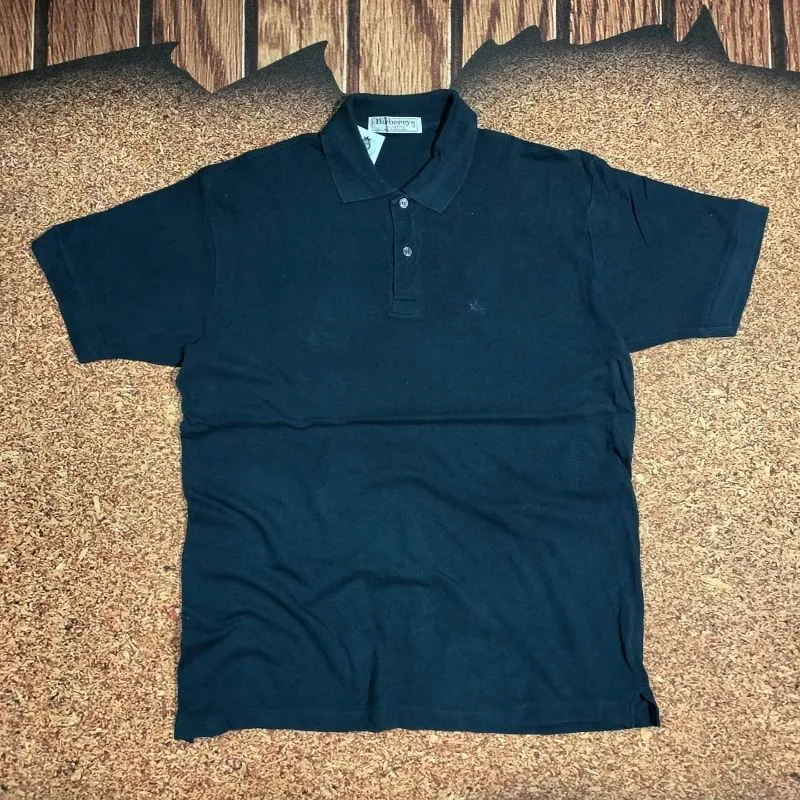 kaos polo shirt navy BURBERRYS kaos kerah pria casual formal photo 1