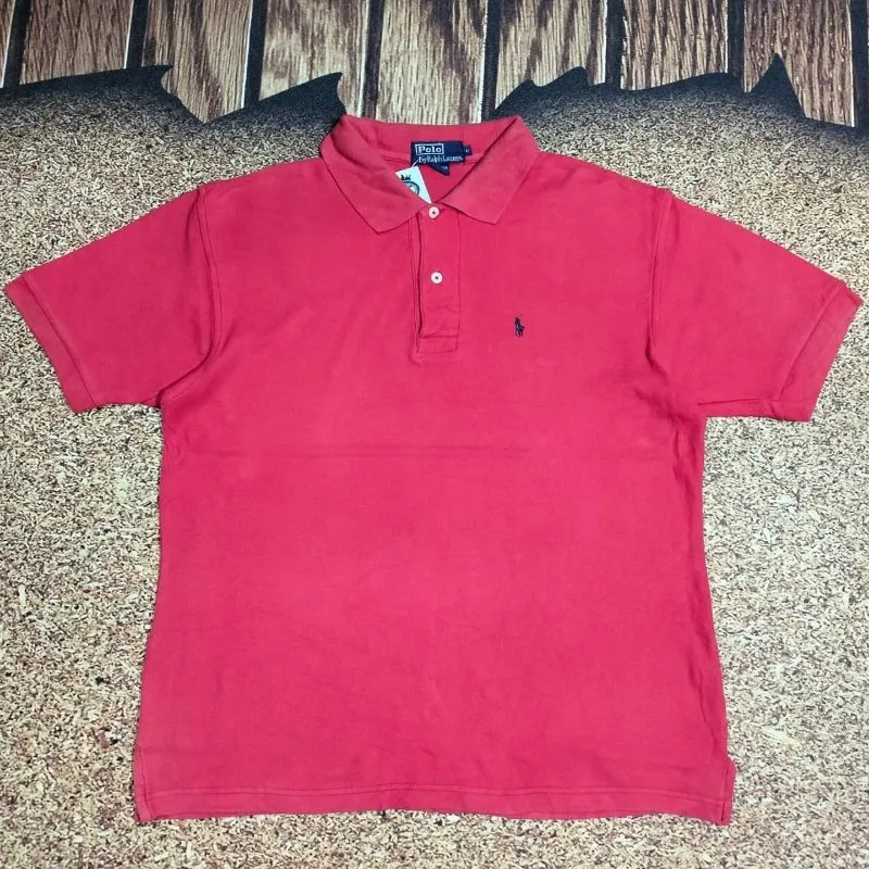 kaos polo shirt merah POLO RALPH LAUREN kaos kerah polos photo 1