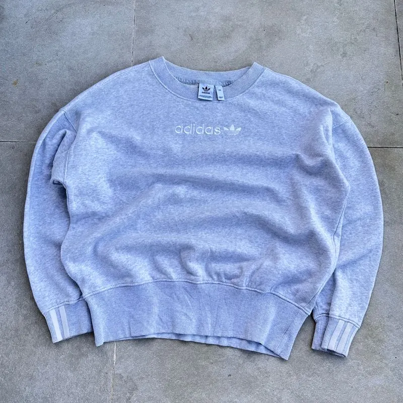 Adidas Sportswear Sweater Wanita white gray photo 1