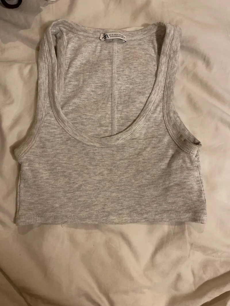 ZARA Casual Cami top Wanita gray photo 1