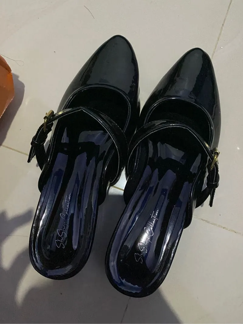 Sandal Wanita Heels Musel Gesper Hak photo 1