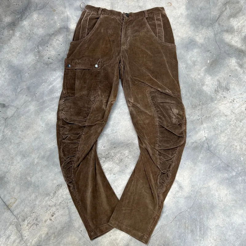 Vintage Avant Garde Casual pants Pria brown photo 1