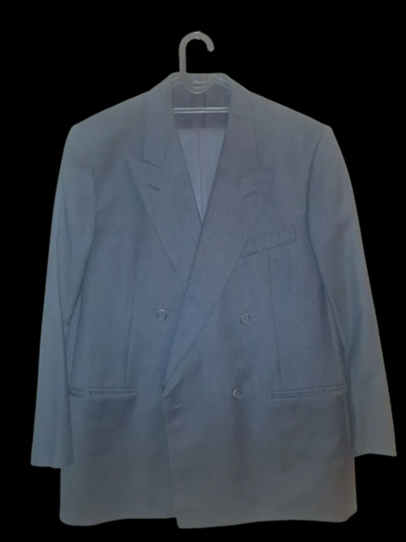 Zegna Vintage Luxury Formal shirt Pria navy photo 1