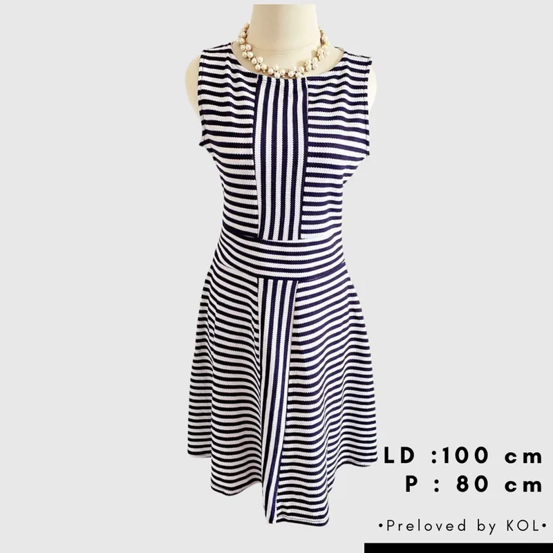 Casual Casual dress Wanita white black photo 1