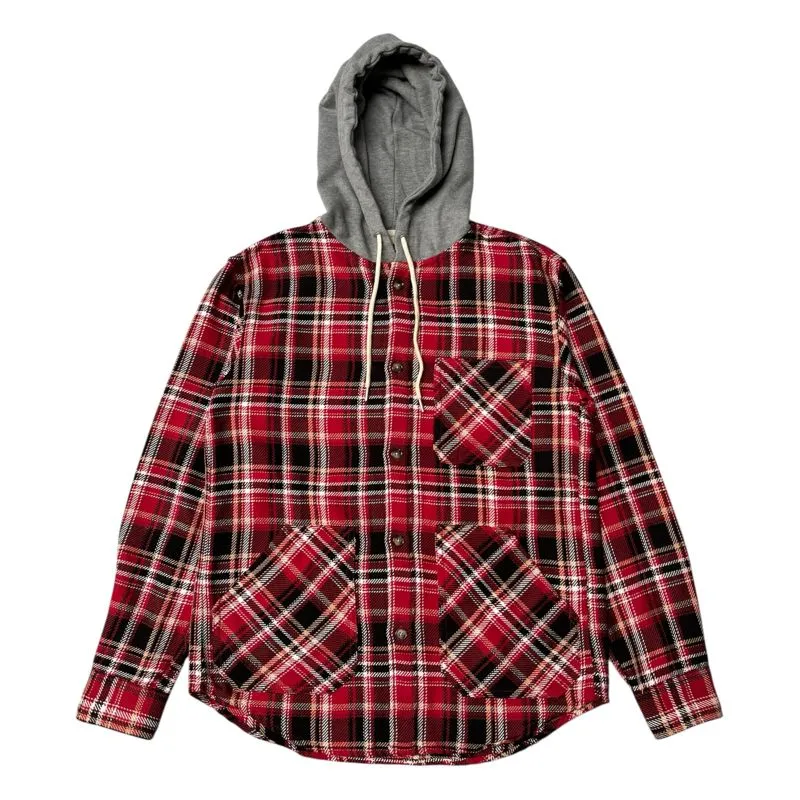 Back Number Heavy Flannel Work Shirt Hood photo 1