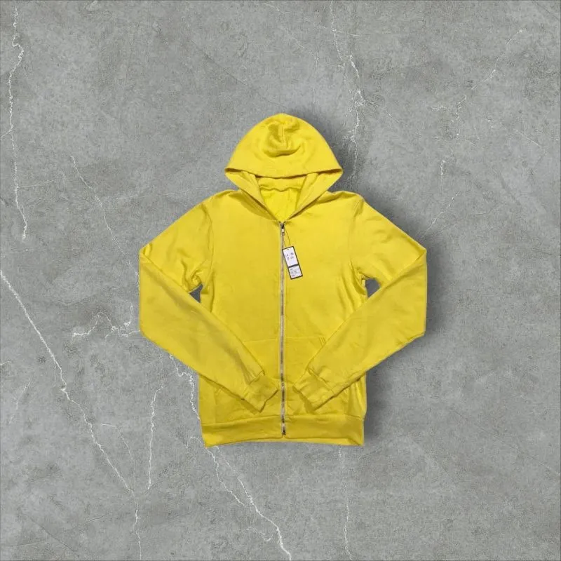 HOODIE FULL ZIPPER YELLOW  photo 1