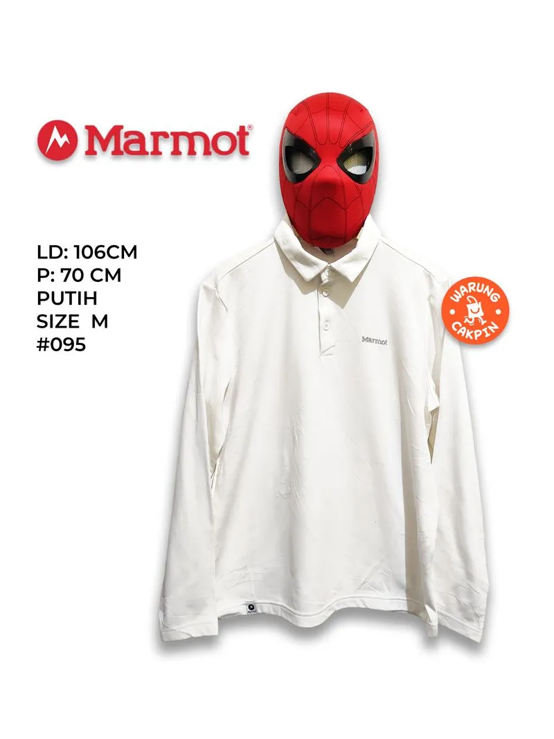 Marmot Casual T-shirt Pria white photo 1