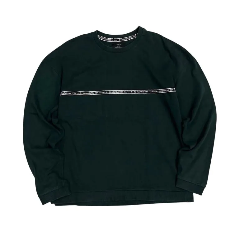 Casual Sweatshirt Pria green photo 1