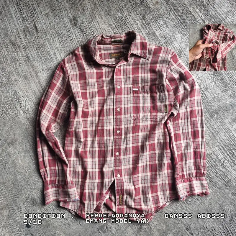 Timberland Indie Kemaja Kotak Kotak photo 1