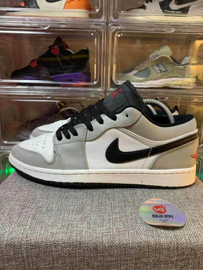 AIR JORDAN 1 LOW LIGHT SMOKE GREY , AIR JORDAN 1 LIGHT SMOKE photo 1