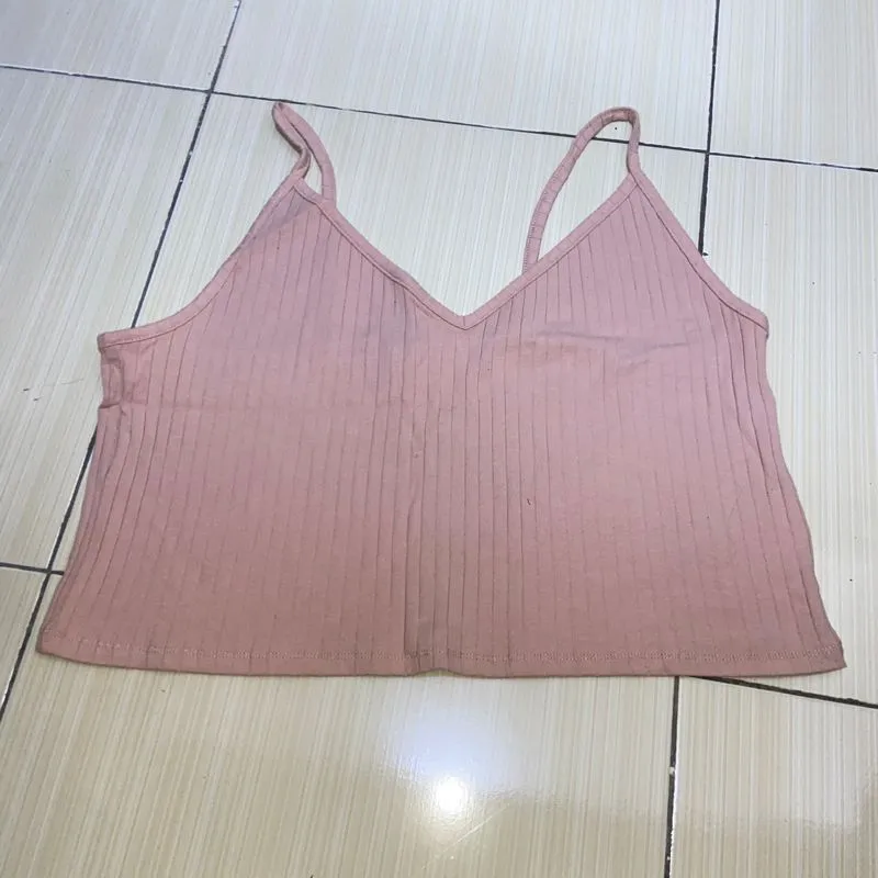 Pink Tanktop Crop by H&M photo 1