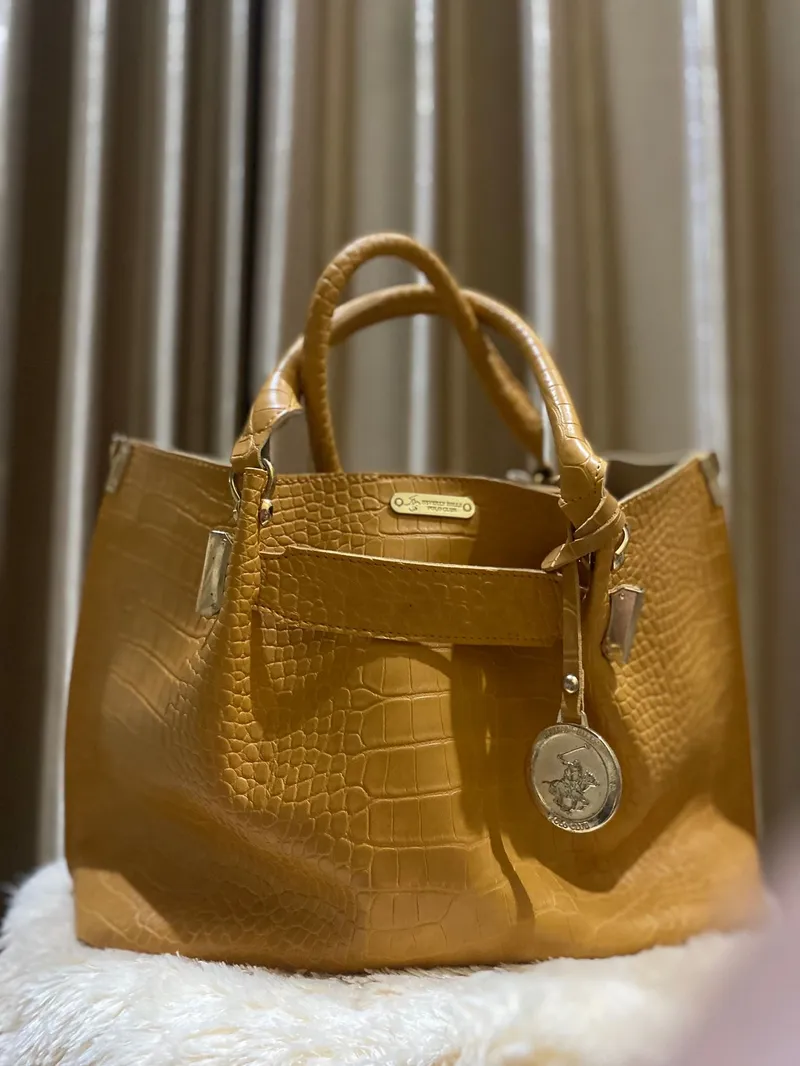 Beverly Hills Polo Club Vintage Casual Handbag Wanita orange photo 1