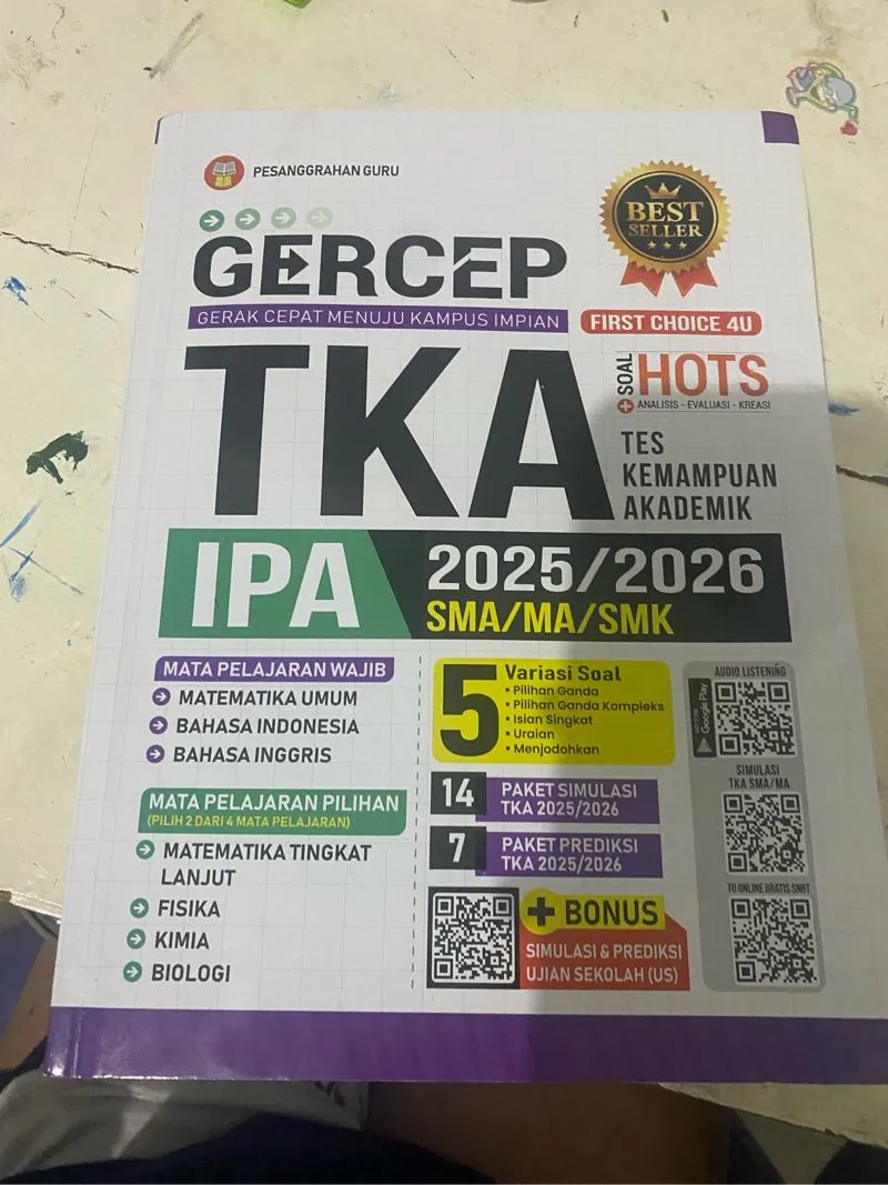 BUKU GERCEP TKA 2025/2026 IPA TERBARU photo 1