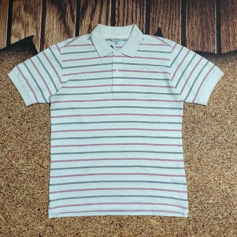 kaos kerah pria UNIQLO DRY POLO SHIRT kaos polo Salur casual photo 1