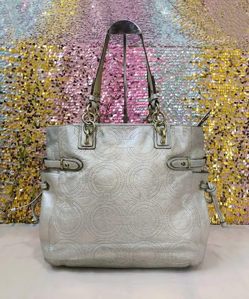 Authentic Coach Leather Tote Bag Preloved