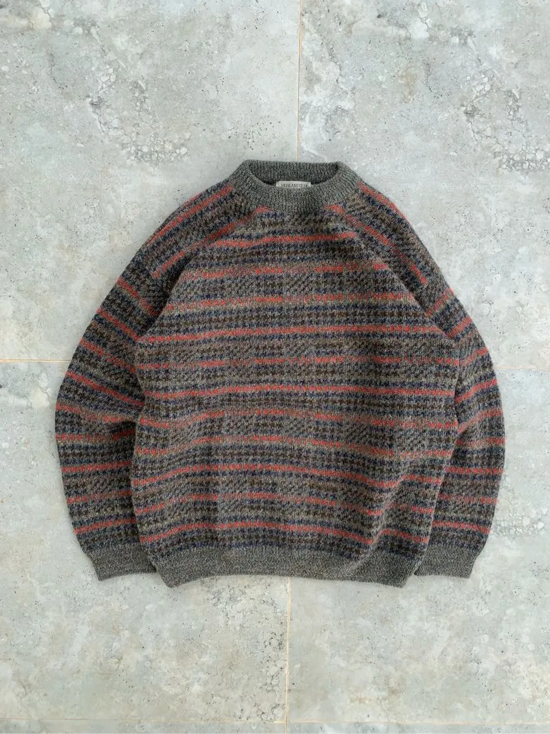 Vintage Highland Glen Scotland Stripe Pattern Knitwear photo 1