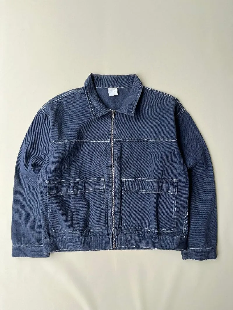 LAB STUDIO DOUBLE POCKET DENIM TRUCKER JACKET photo 1
